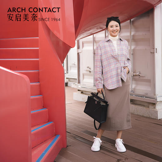 舒适百搭 | ARCH CONTACT安启美奈·秋季云朵舒适鞋垫休闲小白鞋 商品图9