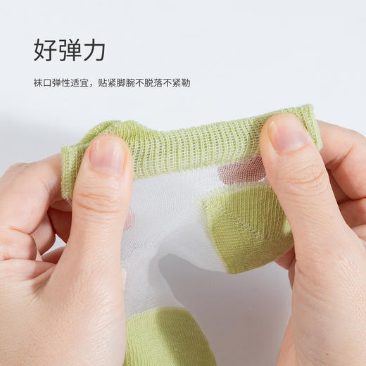 8双装 不闷脚透气网眼 男女童轻薄袜子夏季吸湿排汗FB231P028
 商品图6