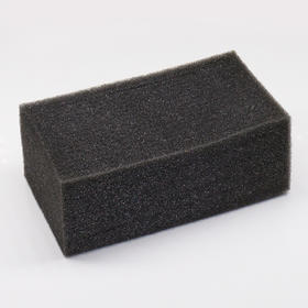 黑色海绵清洁去污绵砖方块海绵多功能吸水高密度洗车擦车珊瑚海绵块