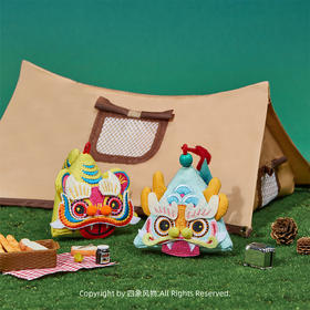 四象风物挂偶  原创玩偶 手工缝制 棉麻材质