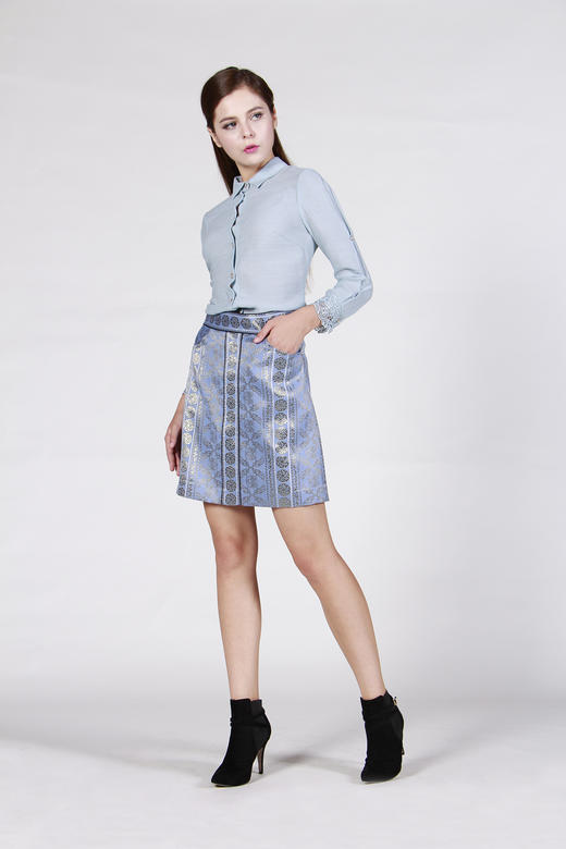 --【伯妮斯茵】176F020--衬衣--暗夜留香--《宁静之美--伊斯兰艺术》 商品图7