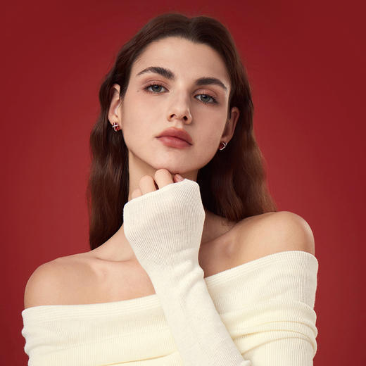 ARSIS 丨 纯真年代系列 编织方糖耳钉 商品图8