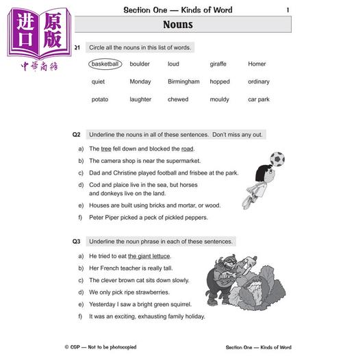 预售 【中商原版】英国CGP KS2 English Workbook - Ages 7-11 商品图2