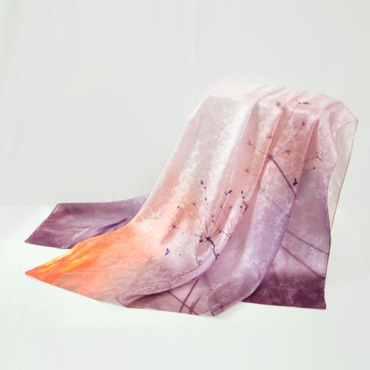 真丝桑波提花缎长巾 HA4685 商品图2