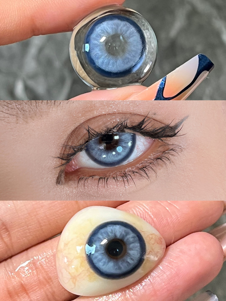 PAPRIKACON 狼眼契约14.5mm 半年抛彩色隐形眼镜 1副/2片 左右眼度数可不同 - VVCON美瞳网