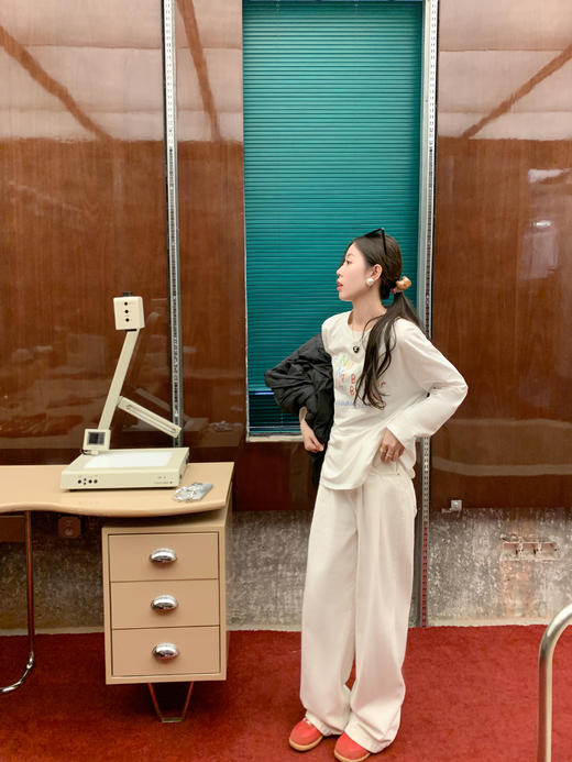 <曾小咸推荐>【现货】   长短袖彩色字母T恤  商品图5