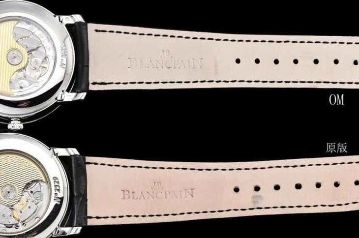 OM宝珀villeret经典系列复刻6639月相真假手表评测V2-V3