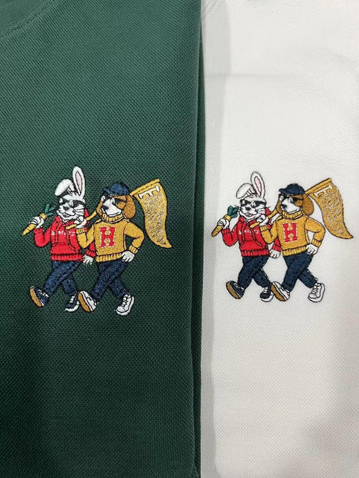 【新年系列】H@ZZYS 2024春季 刺绣图案圆领卫衣时尚宽松T恤男 Z-11258 商品图11