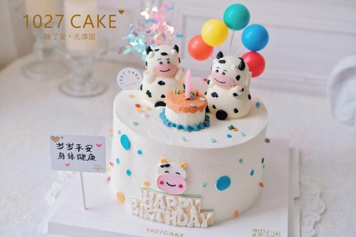1027CAKE | 立体小动物  牛牛蛋糕 奶牛 商品图1