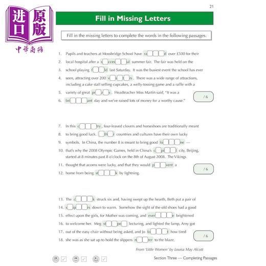 【中商原版】11+ CEM Verbal Reasoning Practice Book & Assessment Tests Ages 9-10 (with Online Edition) 商品图4