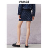 VIMAGE纬漫纪春季新款高腰时尚包臀短裙半身裙V2106735 商品缩略图4
