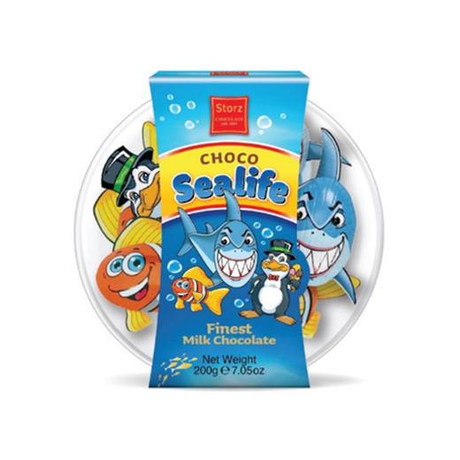 德国食多乐思海洋世界/野生世界牛奶巧克力200g 优质可可奶香浓郁 043245/043246 商品图1