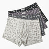 洁丽雅4条纯棉印花内裤男简约休闲青年运动平角男士裤衩裤头男 商品缩略图1