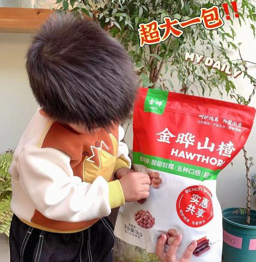 shan姆同款‼金晔山楂大礼包1KG量贩装—【金晔山楂条+山楂球+山楂片+山楂卷+山楂块】五种口味一次满足‼ 商品图2