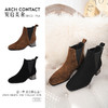 ARCH CONTACT安启美奈秋冬新品羊猄皮电镀水钻跟切尔西女靴 商品缩略图4