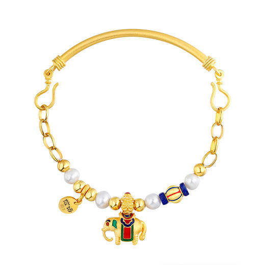 珍珠太平有象母子链镯系列 商品图1