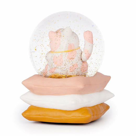 招财猫水晶球《恋爱顺利》音乐盒 商品图3