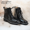 软底马丁靴 | ARCHCONTACT安启美奈 圆头珍珠边52881 商品缩略图2