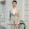 IWY/气质休闲韩版西装套装女春季长袖灰色职业装律师总裁工作服CP1944-E 商品缩略图4