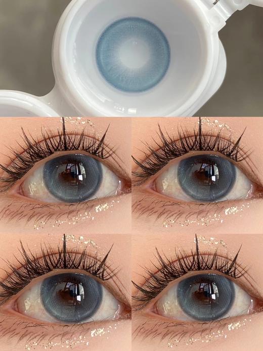 Kaylens半年抛美瞳 蓝珠泡泡 14.2mm 商品图0