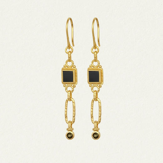 北京仓｜Temple of the sun-Adara-坚韧与蜕变 石英 耳钉［澳大利亚设计师］ 商品图1