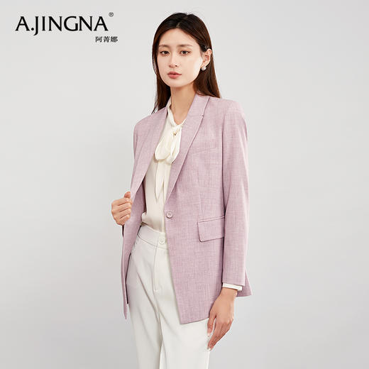 【积分兑换】阿菁娜春夏双色气质休闲西装A26C108008 商品图2