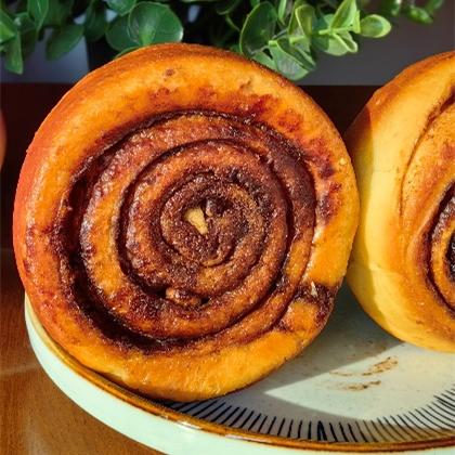 【茶馆茶点】核桃肉桂卷丨外脆内软，无法抵抗30年老肉桂的迷人香气   排单现做现发（满90元包邮） 商品图0
