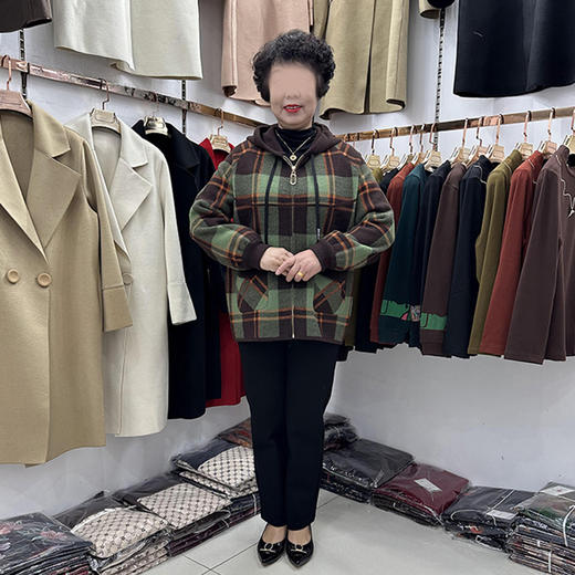 裁缝学苑AQ227中年妈妈装连帽开衫上衣短款外套纸样女装服装打板 商品图2