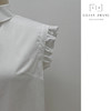 定制-法式复古-文艺清新-荷叶边无袖 气质纯色  夏季衬衫 2202010 商品缩略图3