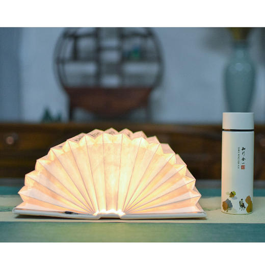 羽诗制造出品 境由心生套装折叠书本灯口袋杯文创礼盒 商品图0