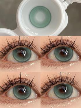 Kaylens半年抛美瞳 绿珠泡泡 14.2mm