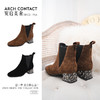 ARCH CONTACT安启美奈秋冬新品羊猄皮电镀水钻跟切尔西女靴 商品缩略图3