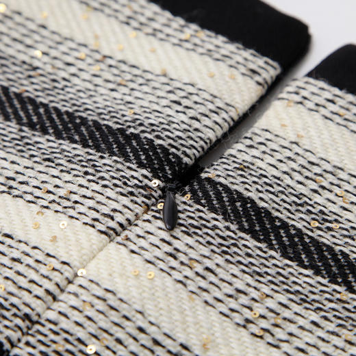 PE846斯尔丽2024春夏新款提花条纹马甲式时尚版连衣裙 商品图5