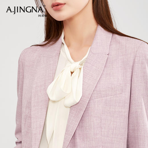 【积分兑换】阿菁娜春夏双色气质休闲西装A26C108008 商品图5