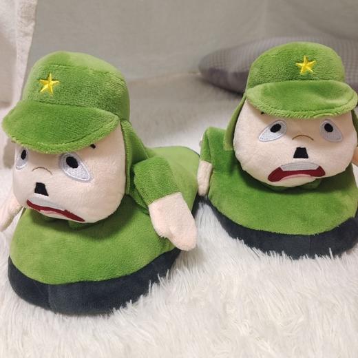 网红同款拖鞋小八嘎兵投降举手冬季道歉可爱搞笑 商品图2