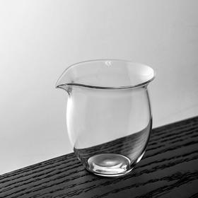 吉橙自慢同款公杯无耳茶海无把玻璃公道杯家用耐高温茶具中式茶海