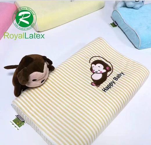 泰国皇家ROYAL Latex儿童乳胶枕56*34*10cm泰国皇家原产天然乳胶宝贝专属好睡眠枕头卡通图案随机发货 商品图1