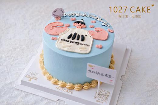 1027CAKE |  男生手绘蛋糕  健身  肌肉男 商品图2