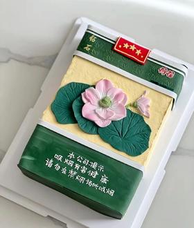 黑巢-黑巢-钻石荷花蛋糕生日蛋糕