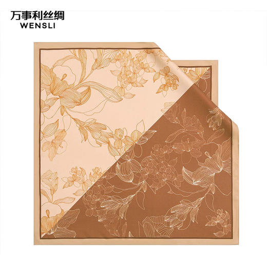 万事利“花之苑”63厘米GB中方巾 商品图4