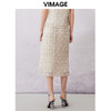 VIMAGE纬漫纪夏季新款气质修身显瘦高腰半身裙V2106703 商品缩略图4