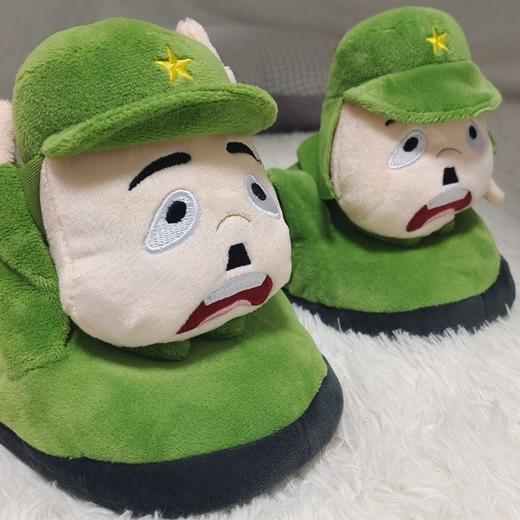 网红同款拖鞋小八嘎兵投降举手冬季道歉可爱搞笑 商品图3
