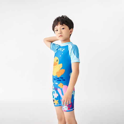 【专柜同款精品】B.Duck  BK1902259-1 男童连体泳衣 冲浪服 商品图3