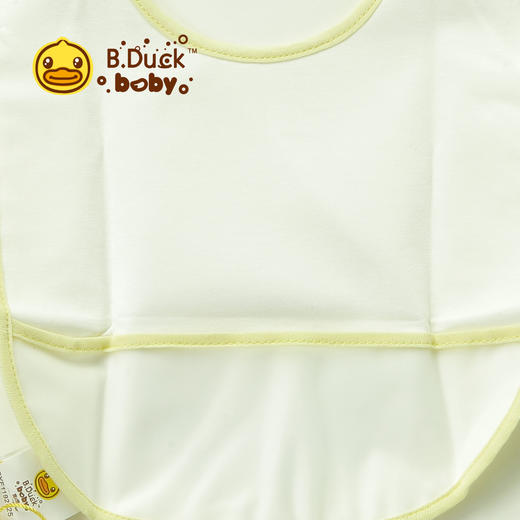 【专柜同款精品】B.Duck婴儿围兜单条装（白色、淡绿、黄色）/BYF1192125 商品图5