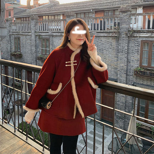 裁缝学苑AX156秋冬小香风套装纸样女装羊毛呢外套半身裙两件套样板 商品图1