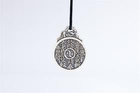 矩德泉坊 纯银手作 山鬼龙首挂花（5厘米版）gq230800739