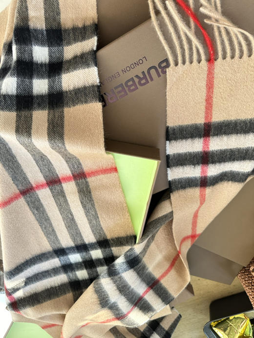 经典格子围巾。30*168cm 商品图5