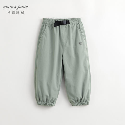 [吸湿速干]马克珍妮男童山系户外运动裤儿童束脚裤春装新款240210 商品图1