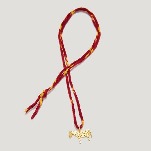 订购8周到｜PARI-THE DONKEY NUBI-2024限定款 小金驴 祝福绳 项链［希腊设计师］ 商品图0