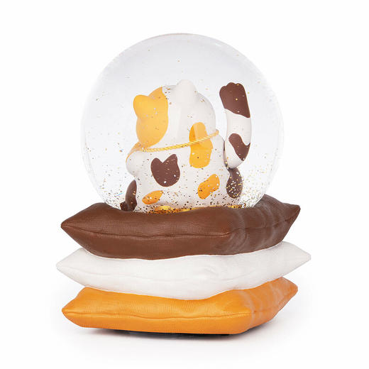 招财猫水晶球《招福》音乐盒 商品图1